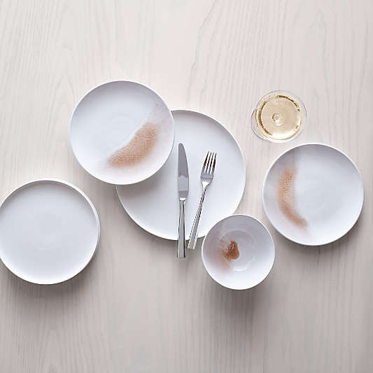 Wren Matte White Salad Plate