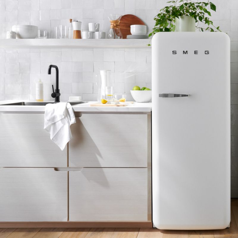 SMEG FAB 28 Matte White Refrigerator - image 5 of 12