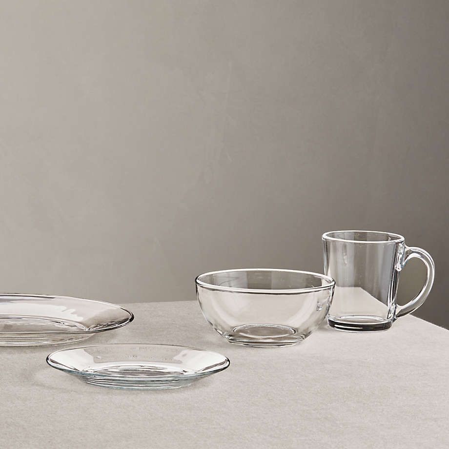 Clear Glass Bowl with Lid + Reviews, Crate & Barrel