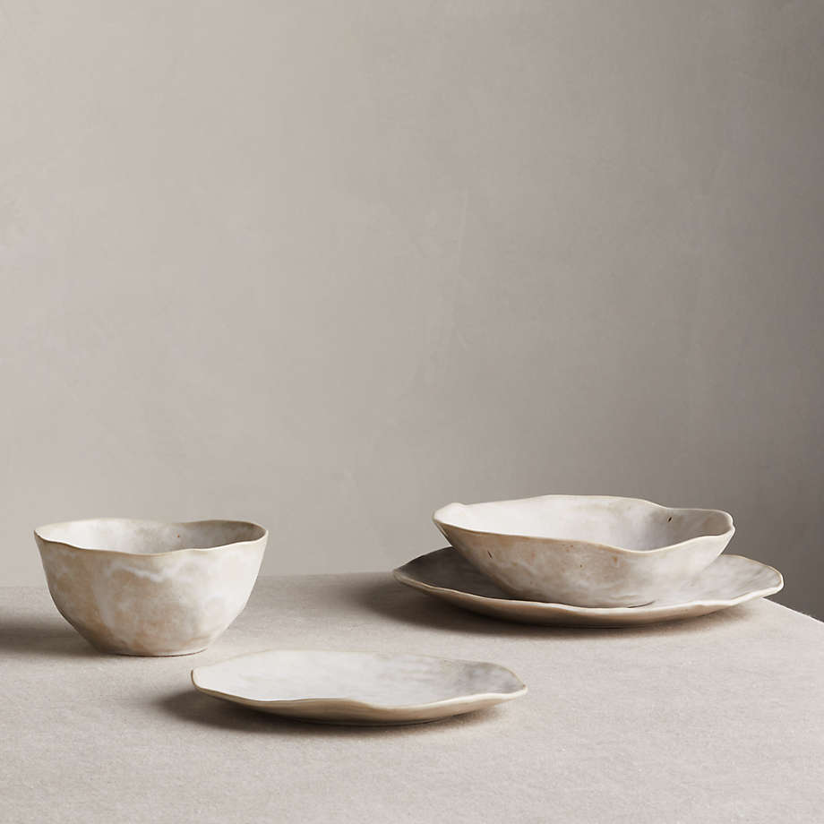 Off white dinnerware sale