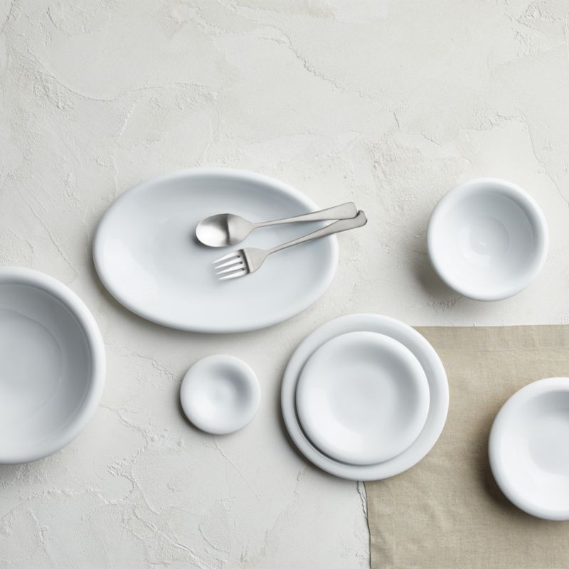 Caesna White Stoneware Dinnerware - image 1 of 4