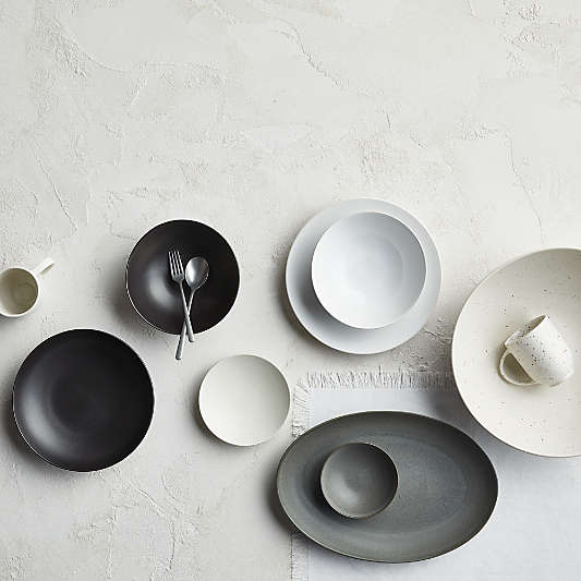 Craft White Stoneware Coupe Dinner Plate