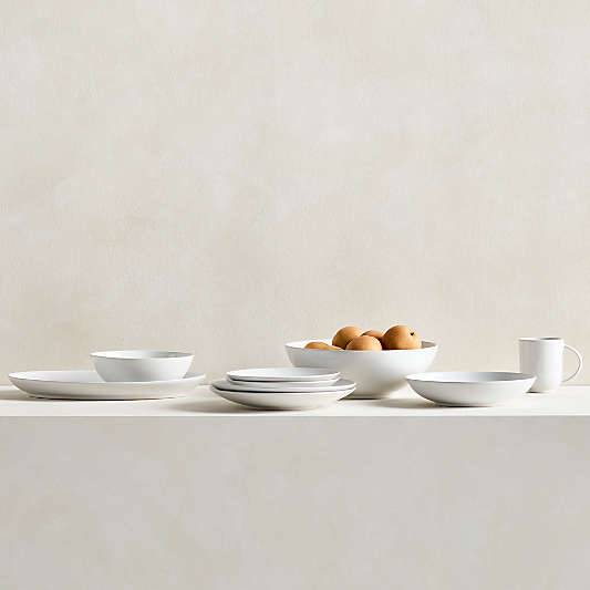 Craft White Stoneware Serving Bowl