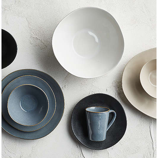 Marin Slate Blue Stoneware Dinner Plate
