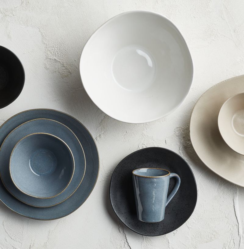 Marin Slate Blue Stoneware Salad Plate