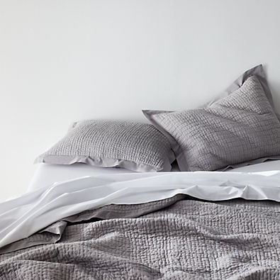 View Celeste Grey Organic Cotton Quilt King details