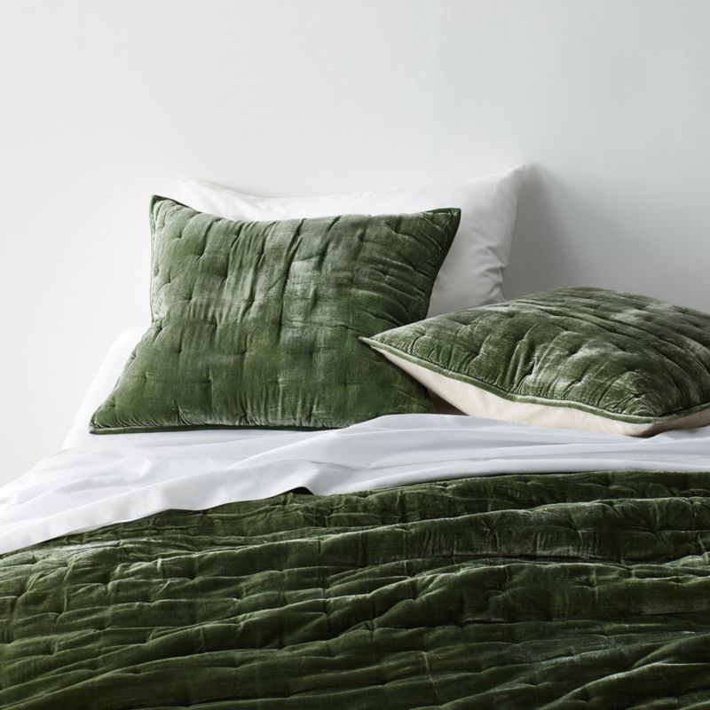 Juliet Agave Velvet Quilts - image 1 of 5