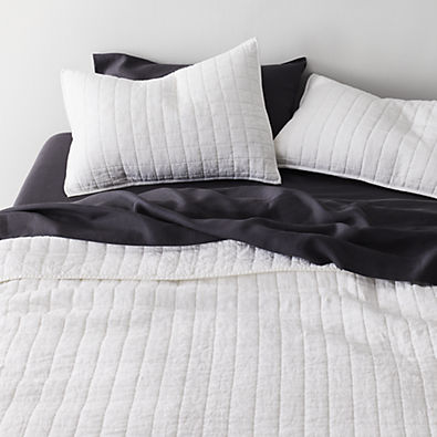 View Warm White Belgian Flax Linen Quilt Full/Queen details