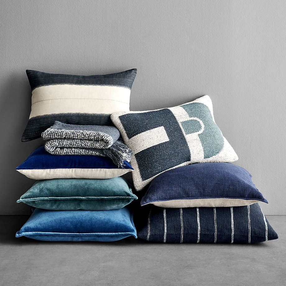 Crate and barrel velvet pillows sales
