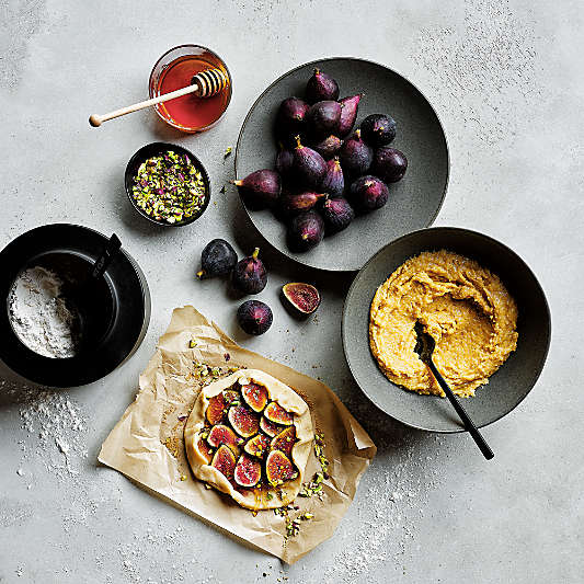 Craft Charcoal Grey Stoneware Low Bowl