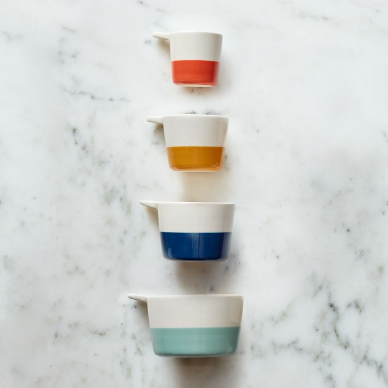 Maeve Dipped Ceramic Measuring Cups
