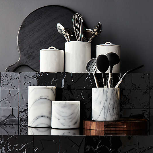 Crate & Barrel Stainless Utensils, Set of 8