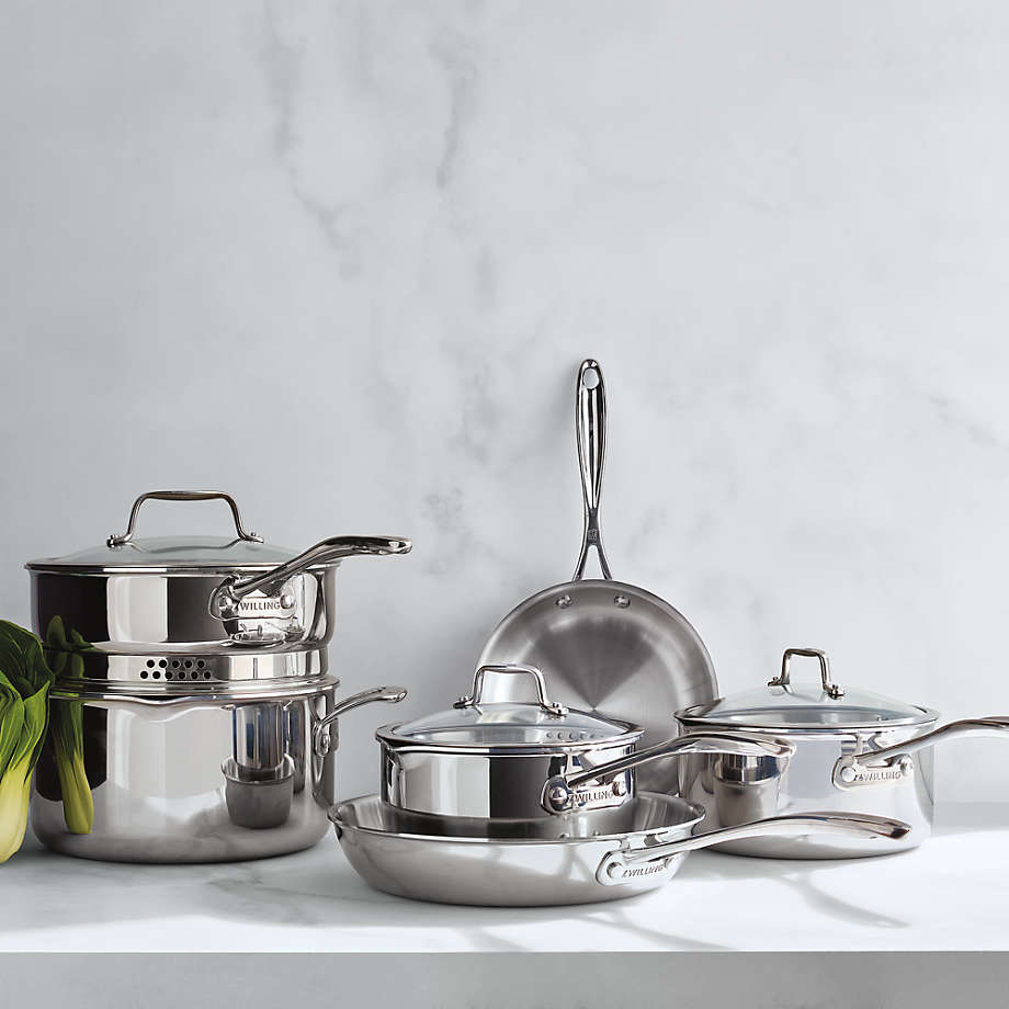 ZWILLING Clad Xtreme 10-Piece Polished Stainless Steel Cookware Set +  Reviews