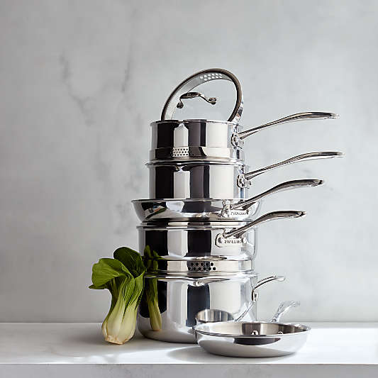 Zwilling ® Clad Xtreme 10-Piece Polished Stainless Steel Cookware Set