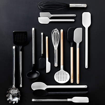 Crate & Barrel White Silicone Spoon + Reviews