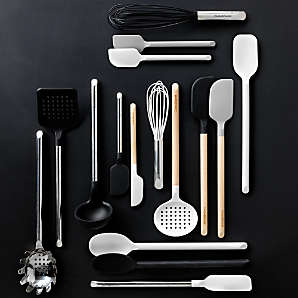 Crate & Barrel Black Nylon Pasta Spoon + Reviews