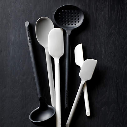 Styled Settings Black & Copper Silicone Kitchen Utensils Set with