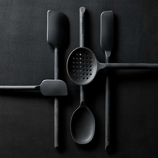 Crate & Barrel Black Silicone Utensils