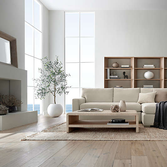 Axis Bench 2-Piece Left-Arm Chaise Sectional Sofa