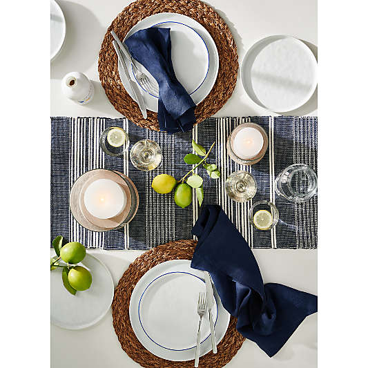Mercer White Round Porcelain Dinner Plate