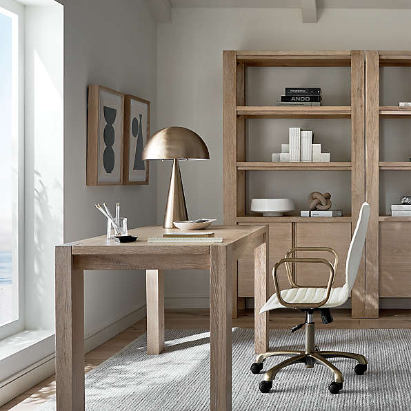 Desk with deals outlets and usb
