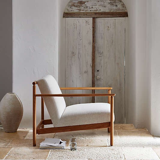 Ojai Upholstered Wood Frame Accent Chair