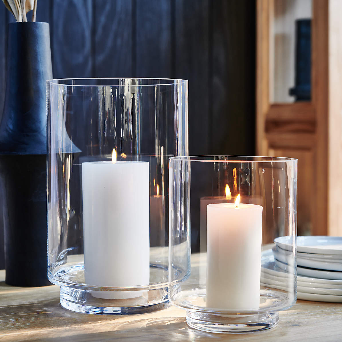 Winter Hurricane Candle Holder With Epsom Salt - Midwest Life and