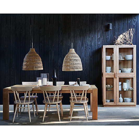 Nossa Medium Natural Woven Pendant Light
