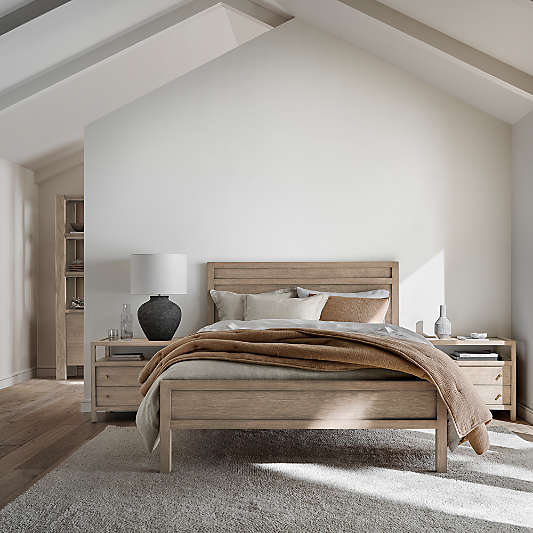 Corfu Black Table Lamp with Linen Drum Shade 26.6"