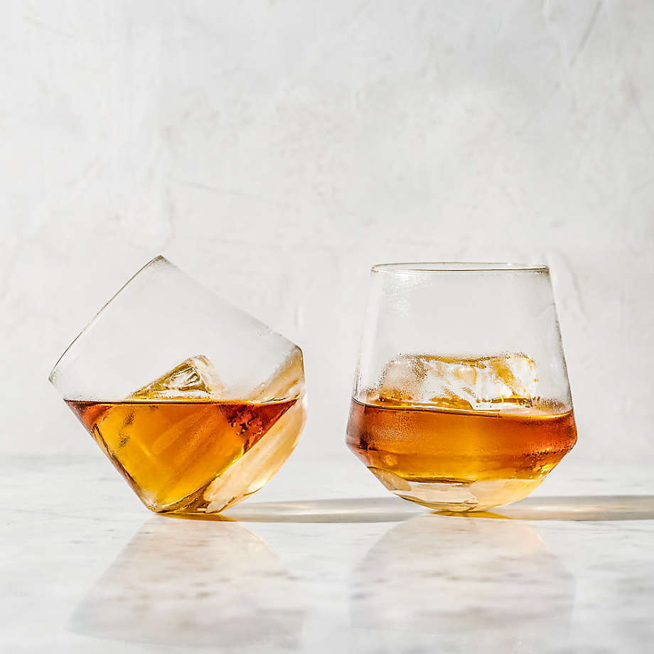 Schott Zwiesel Pure Tour Roly Rocks Double-Old Fashioned Glass 13-Oz. + Reviews | Crate & Barrel