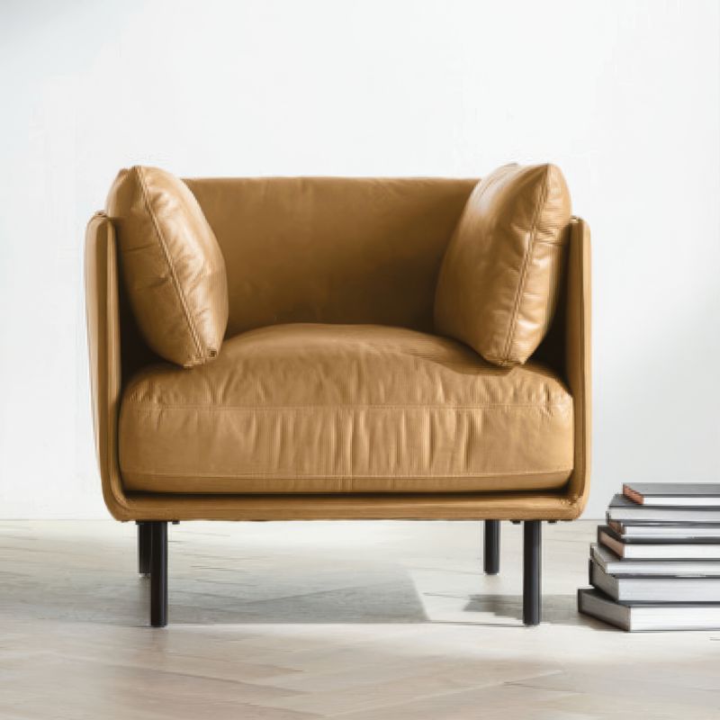 Wells 37" Leather Chair - image 7 of 10