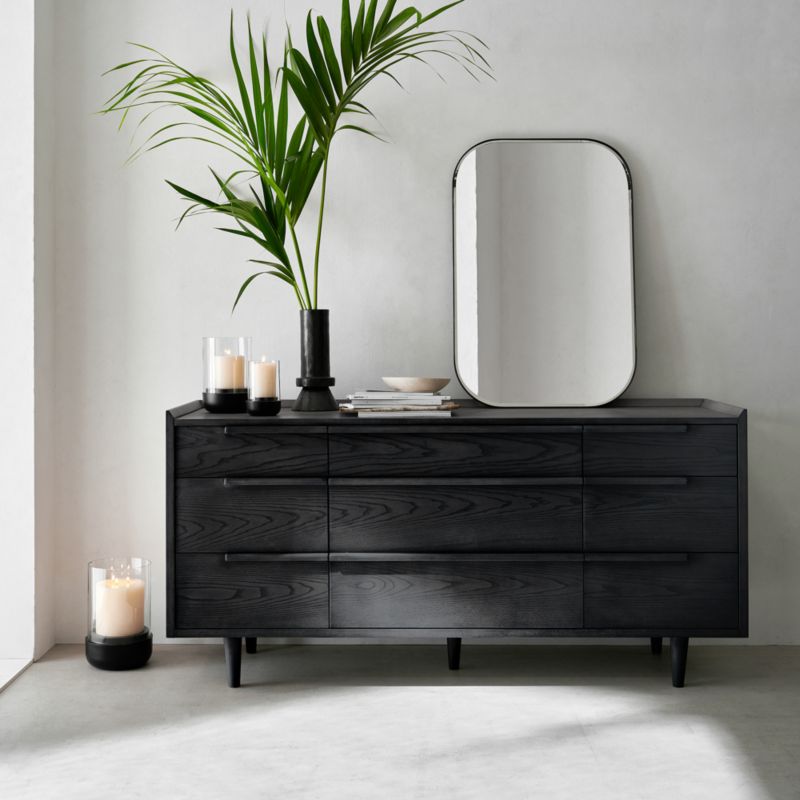 Tate Black 9-Drawer Dresser - image 3 of 9