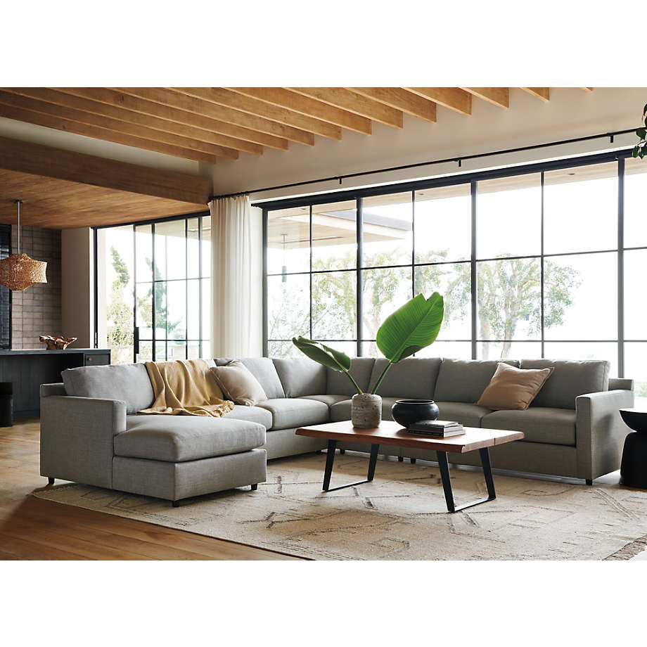 Crate and barrel axis deals ii 3 piece sectional