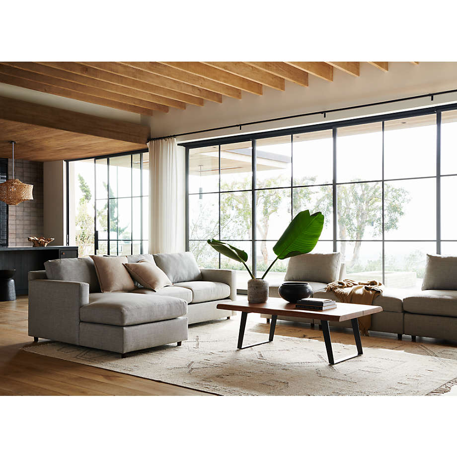 Crate and barrel barrett reversible hot sale sectional