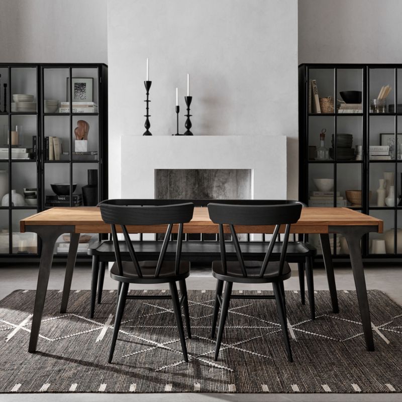 Lakin 61"-99" Teak Extendable Dining Table - image 8 of 20