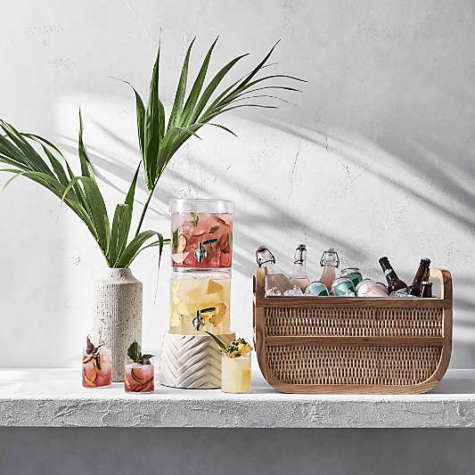 Leland Rattan Beverage Tub