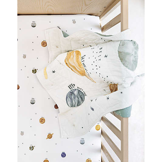 Outer Space Organic Cotton Baby Bedding Bundle Set