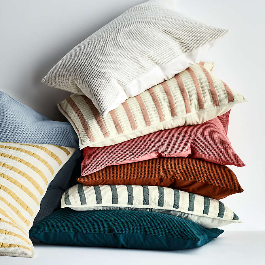 Waffle sales pillow cases