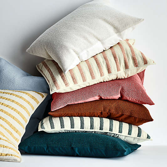 Scoop Cream Waffle Weave Organic Cotton Kids Pillow Sham
