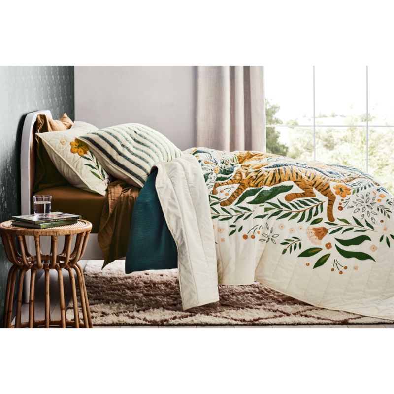 Marrakech Tiger Kids Twin Quilt