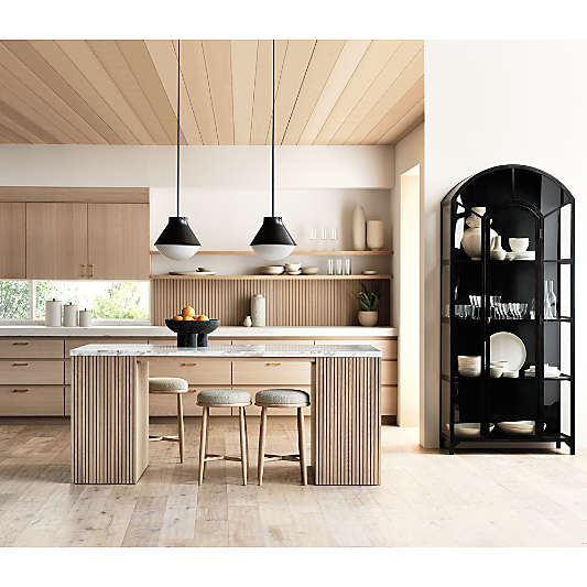 Rainier Black Conical Pendant Light 13.7"