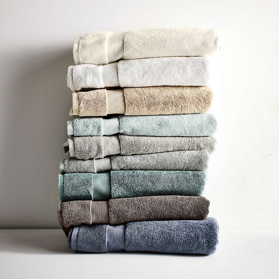 Organic Turkish Cotton Grey Fleck Hand Towel + Reviews