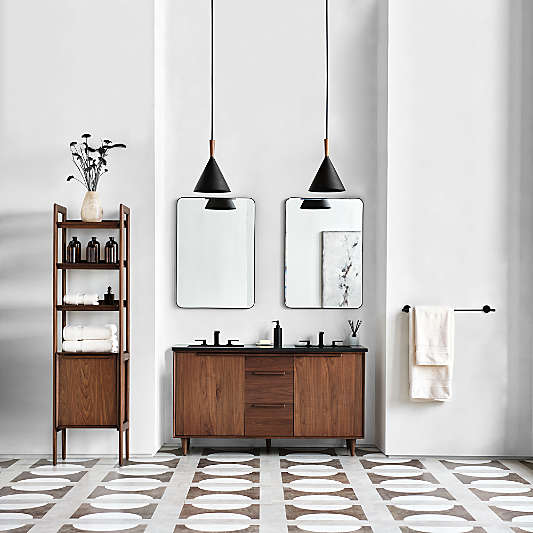 Weston Black Mid-Century Modern Pendant Light
