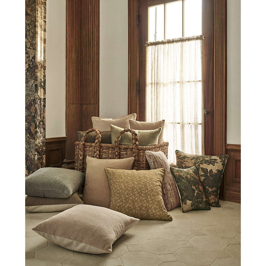 Tan throw pillow online covers