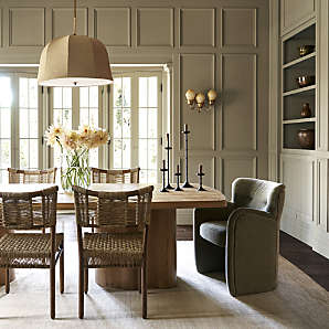 Crate and barrel dining room lighting top