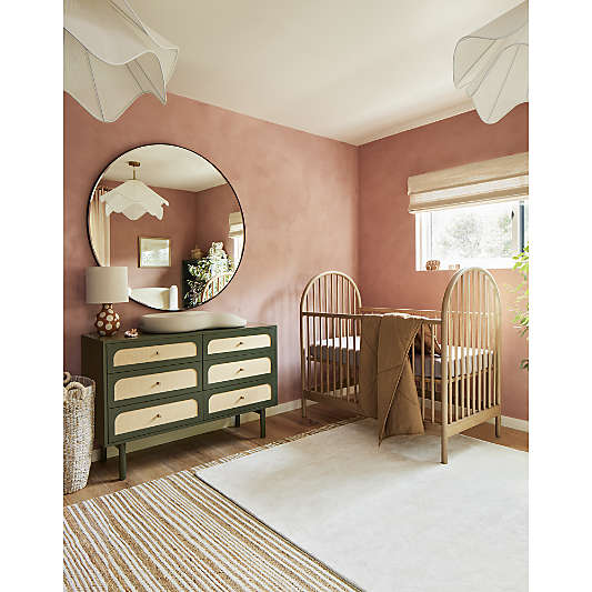 Canyon Natural Spindle Wood Toddler Bed Rail by Leanne Ford