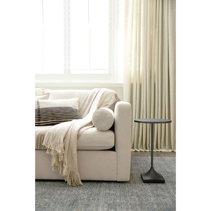 Vienne Wool Striped Sage Green Area Rug 6'x9' + Reviews | Crate & Barrel