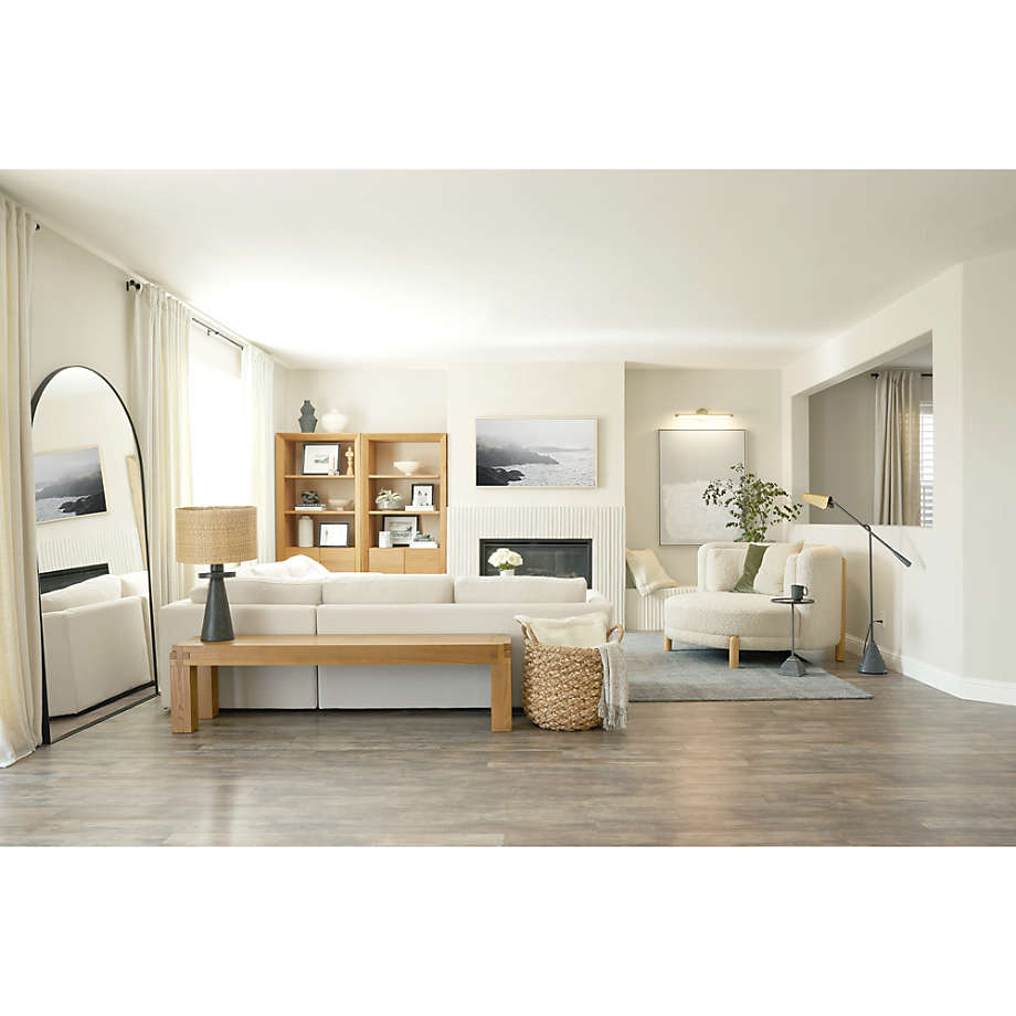 Crate and barrel sherpa chair clearance