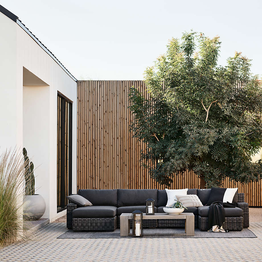 Outdoor sectional on sale crate and barrel