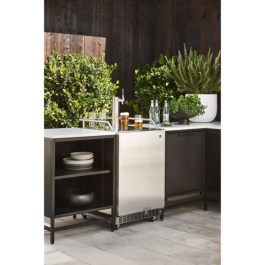 Outdoor keg cooler top